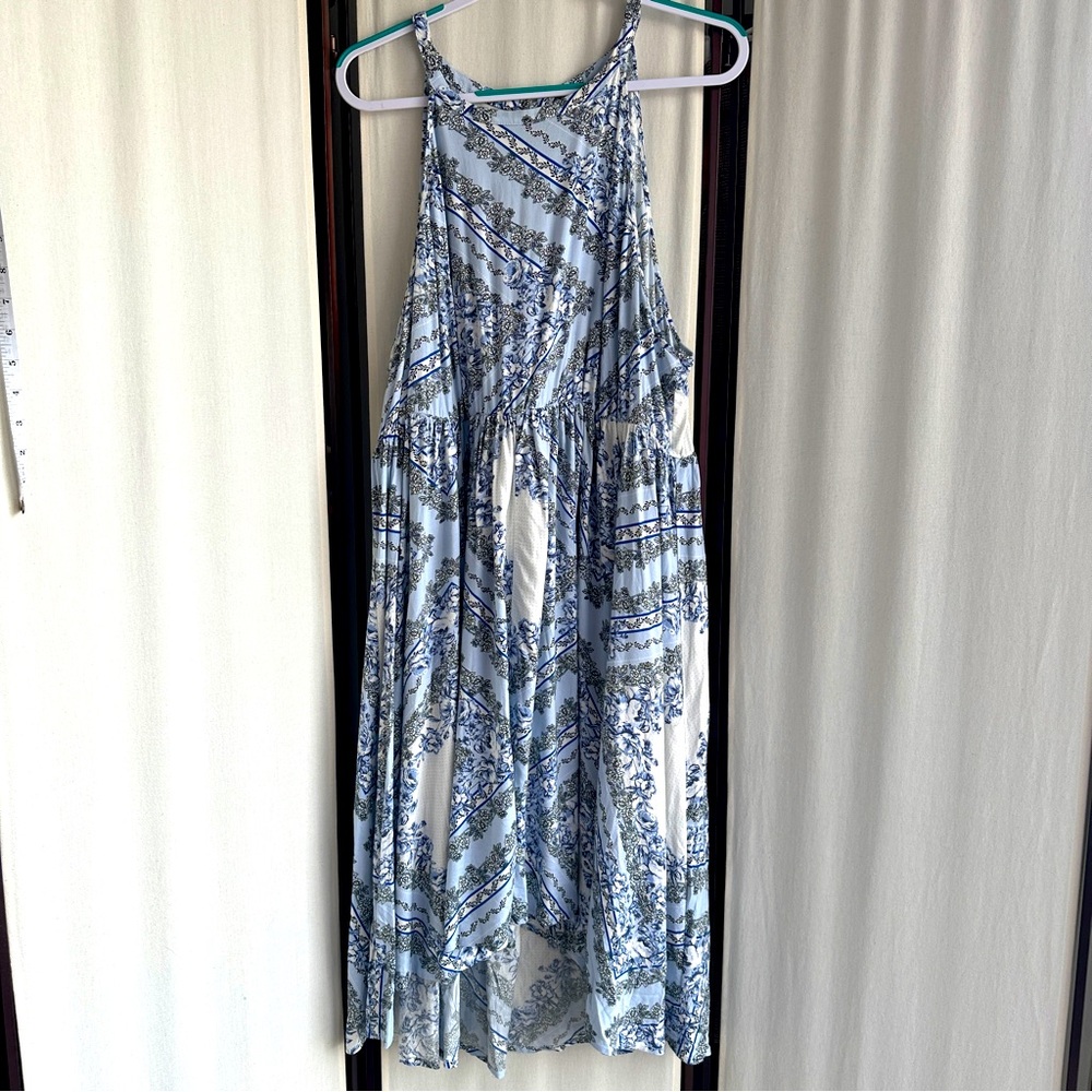 Torrid Challis Bandanna Print High Neck Sun Dress 2X Hi-Lo